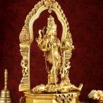 Pure Brass Superfine Handcrafted Goddess Kali Statue - 22" Golden Hues | Invoke Fierce Compassion | Bhadra Kali Divine Presence | Antique Gold Tone